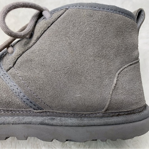 UGG 1128215 Men\'s Grey Neumel Chopd Slipper Chukka Boot Broken Logo Size 8 main image 7